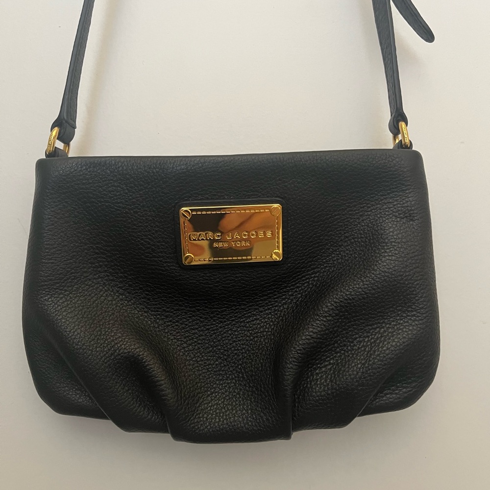 Marc Jacobs Black Leather Shoulder Bag